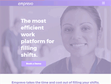 Tablet Screenshot of emprevo.com